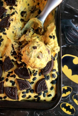 Batman Ice Cream - No Ice Cream Machine Needed!!