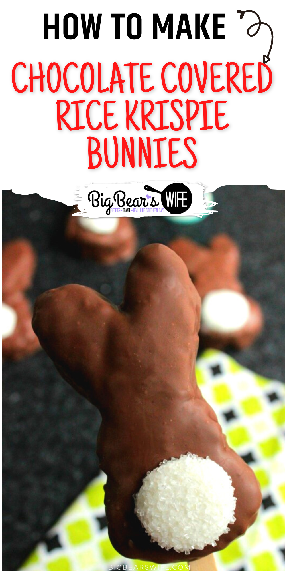 These Chocolate Covered Rice Krispie Bunnies are so easy to make and they’re super cute for Easter Brunch or Lunch! Wrap them up in a little baggie with a cute bow and give them out to all of your friends!

 via @bigbearswife