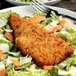 Cod Caesar Salad with Homemade Caesar Dressing