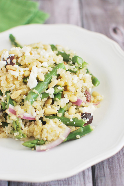 Quinoa Salad with Feta and Pine Nuts