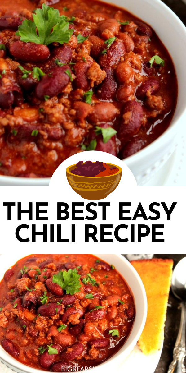 A super easy chili recipe that's sure to be a new favorite. Thomas had perfected this by making over and over again! You're going to love it!

 via @bigbearswife