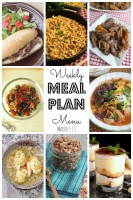 Weekly Meal Plan – March 7th – March 13th