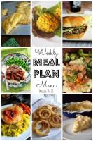 Your Weekly Meal Plan – March 14th – March 20th
