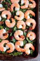Whole Shrimp with Bacon and Collards (11)