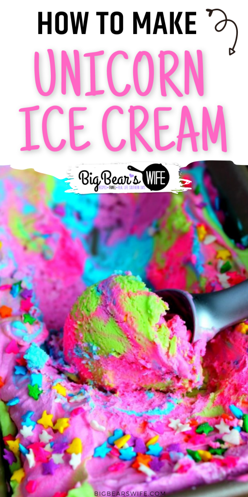 Sometimes you just need something a little wild and crazy like Unicorn Ice Cream to make you smile! Ps. this is Unicorn Ice Cream is a No Churn Ice Cream!