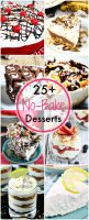 25+ No Bake Dessert Recipes