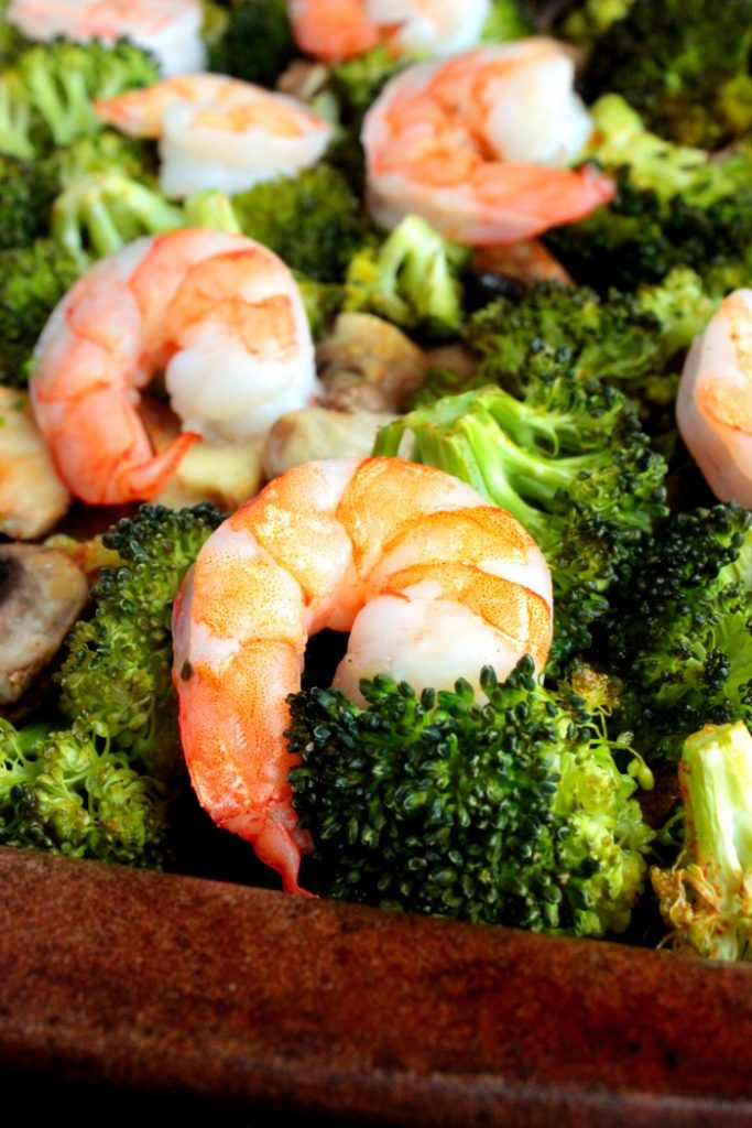 Shrimp and Broccoli Sheet Pan Meal