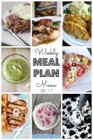 It's time for the Weekly Mean Plan #16! Lots of dinner ideas and a perfect recipe for an easy cookies and cream ice cream!