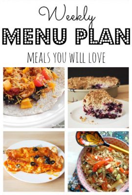 Weekly Meal Plan #17