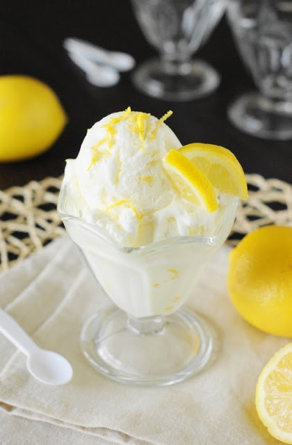 Easy Homemade 3-Ingredient Lemon Ice Cream