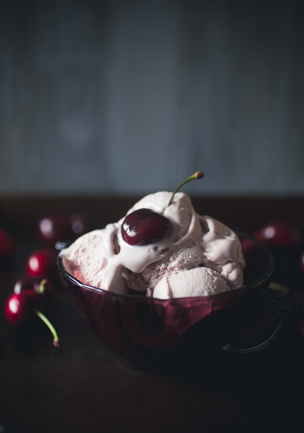 This no churn cherry amaretto ice cream is the perfect summertime treat. So easy to make (no ice cream machine required!) and perfectly sweet. It combines the deep flavor of bing cherries and sweet amaretto. 