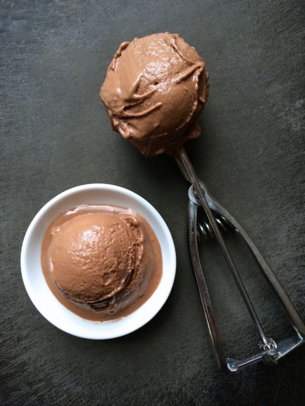 Vegan Chocolate Peanut Butter Ice Cream - The Lemon Bowl