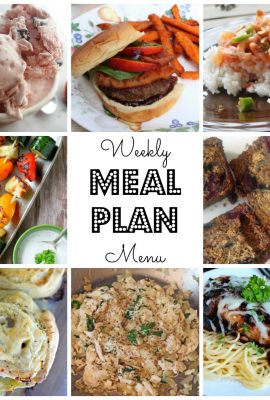 Weekly Meal Plan #20