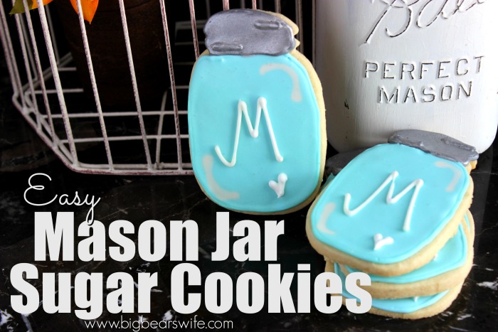 Mason Jar Sugar Cookies