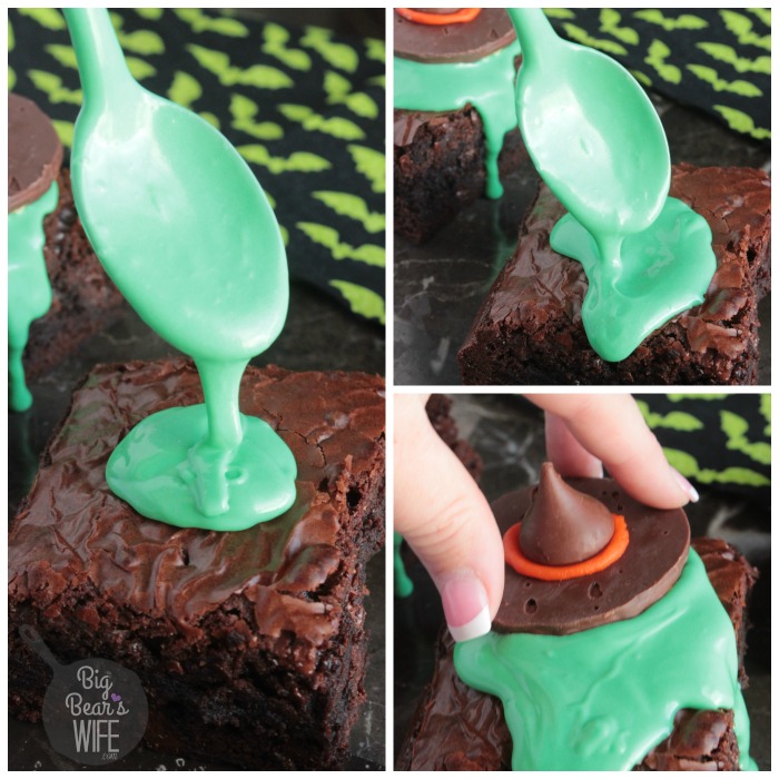 Melting Witch Brownies 