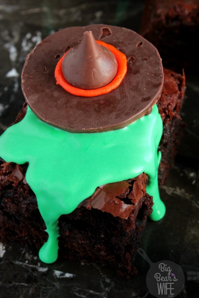Melting Witch Brownies 