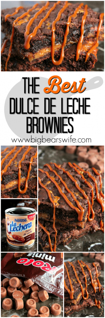 The BEST Dulce De Leche Brownies