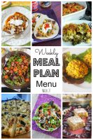 So while I'm decorating, let's get onto this weeks meal plan! You're going to love what we have picked out for you today!