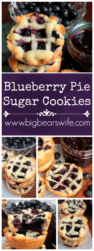 Blueberry Pie Sugar Cookies