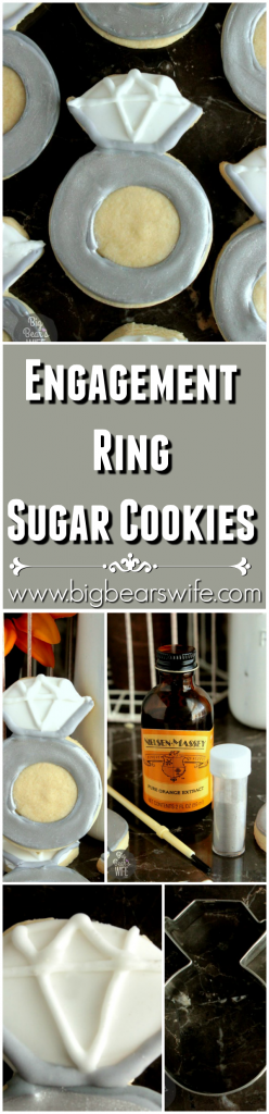 Engagement Ring Sugar Cookies