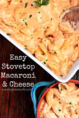 Easy Stovetop Macaroni and Cheese