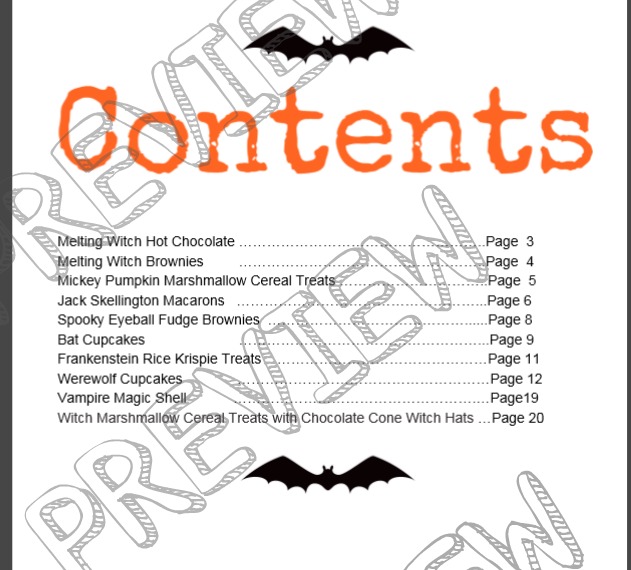10 Frightfully Easy Halloween Recipe E-book from BigBearsWife.com