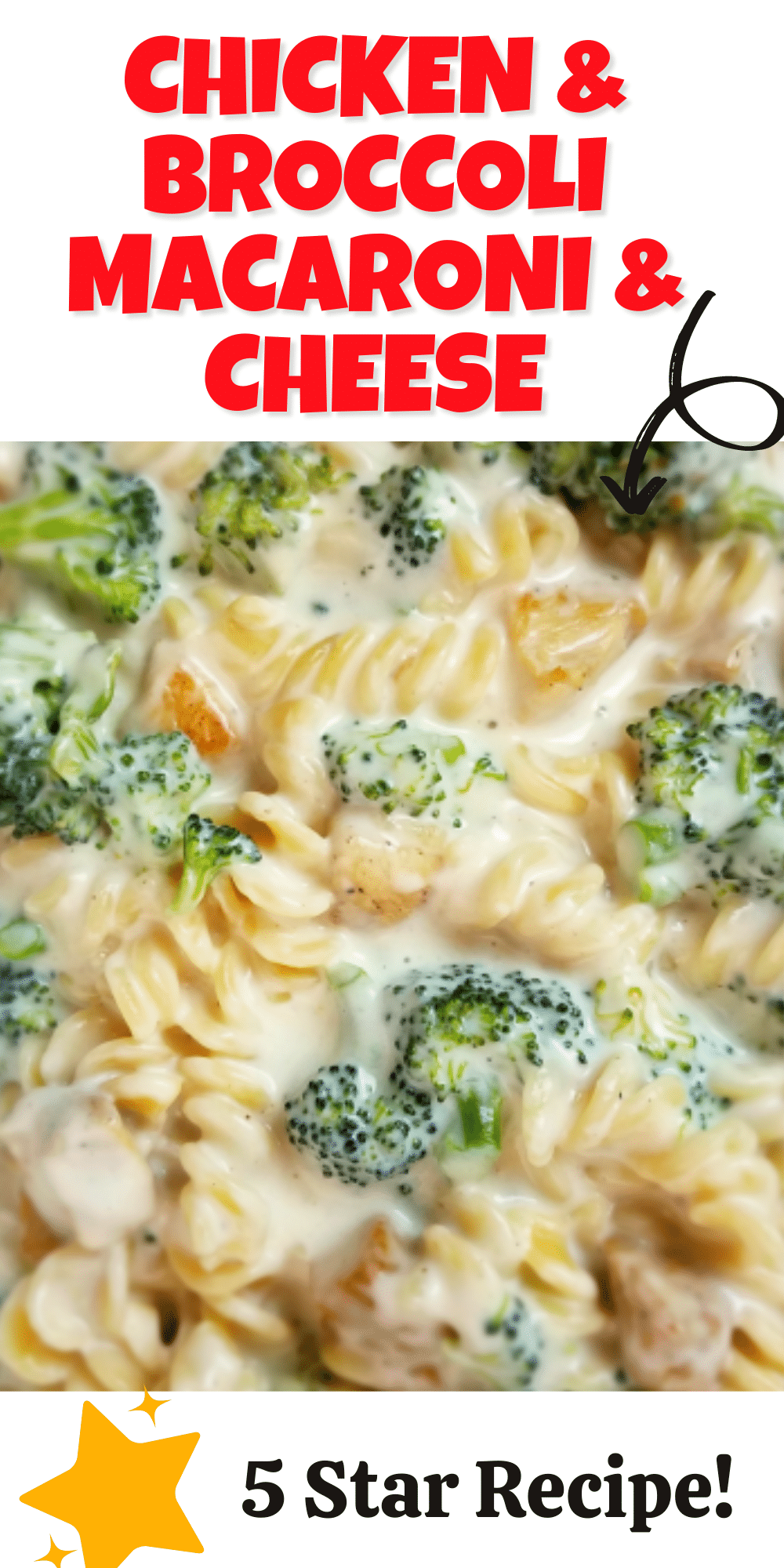  This Macaroni and Cheese turns out to be a complete meal when grilled chicken and steamed broccoli is added to the mix! Chicken and Broccoli Macaroni and Cheese turns a side dish into dinner! via @bigbearswife