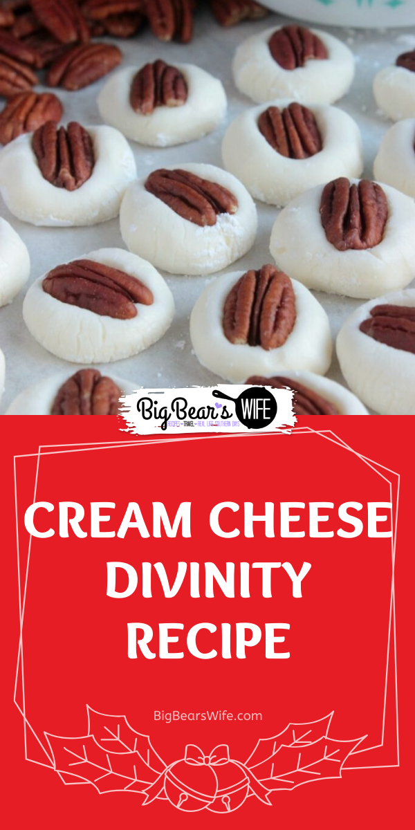 Cream Cheese Divinity - A super easy take on the Southern candy, Divinity. A no fail Cream Cheese Divinity recipe that will keep you coming back for more! It's impossible to eat just one piece! via @bigbearswife