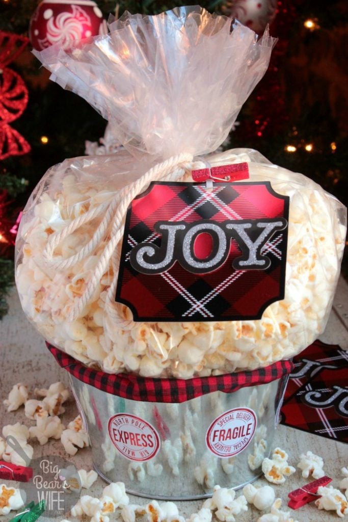 Popcorn Bucket Gift Idea