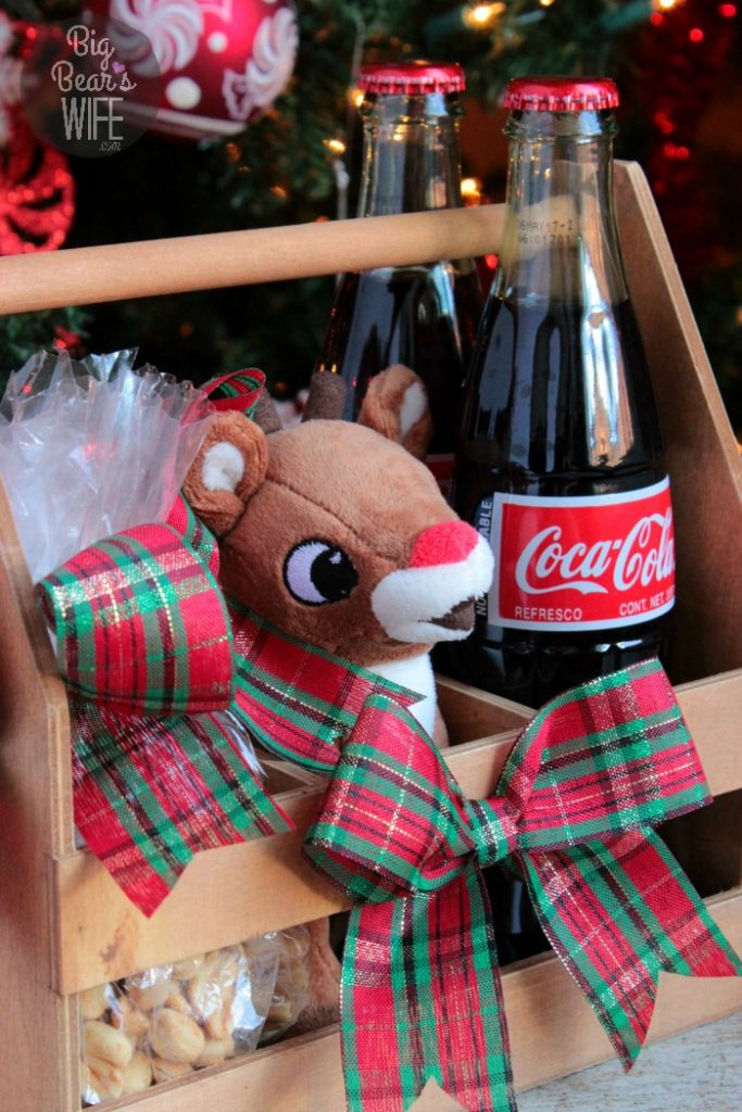 Rudolph Coke and Peanut Gift Box - Know someone in your life that loves the southern treat of Coke and Peanuts? They'd love this Rudolph Coke and Peanut Gift Box! Add a gift card and it'll be ready or Christmas Eve or any Dirty Santa Party!