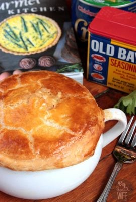 Crab Pot Pie from The Gourmet Kitchen Cookbook by Jennifer Farley