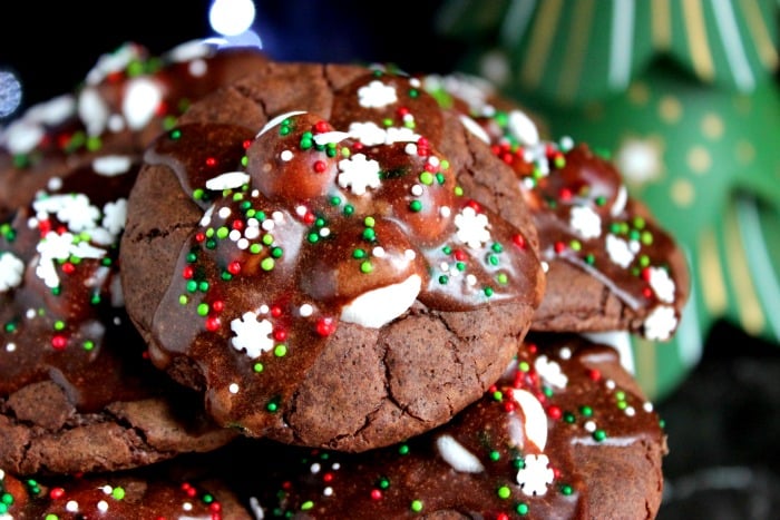 Hot Chocolate Cookies. Seriously! This might be my new favorite cookie! I just can't get enough of them!