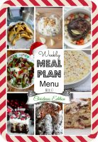 Meal Plan Week 42 – Christmas Edition!