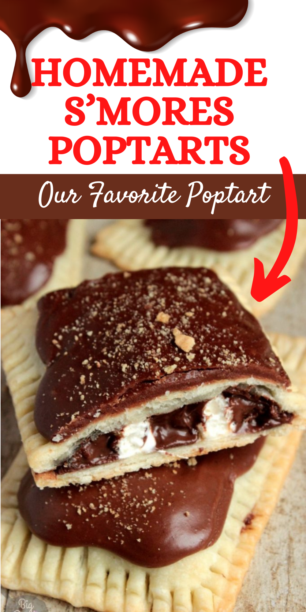 Love the S’more Poptarts that you buy at the store? If you love those, you’re going to fall head over heels for these Homemade S’mores Poptarts! Plus they have so much more filling than the store bought ones!

 via @bigbearswife