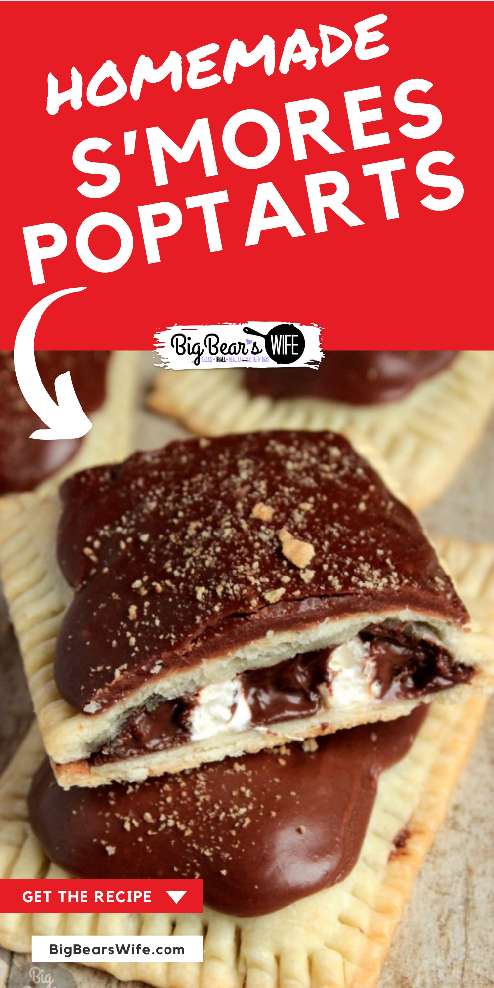 Love the S’more Poptarts that you buy at the store? If you love those, you’re going to fall head over heels for these Homemade S’mores Poptarts! Plus they have so much more filling than the store bought ones!

 via @bigbearswife