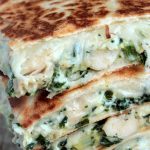 Spinach and Artichoke Chicken Quesadillas