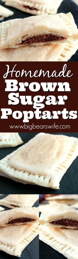 These sweet Brown Sugar Poptarts are the homemade version of the brown sugar poptarts that you can buy in the store! They’re easy to make and ready in under and hour!