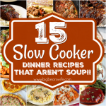 15 Slow Cooker Dinner Recipes that aren’t soup!