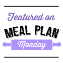 I was featured on Meal Plan Monday!