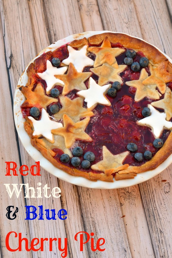 Red, White and Blue Cherry Pie is the ultimate patriotic nod to honor our great nation. | #cherrypie | www.savoryexperiments.com