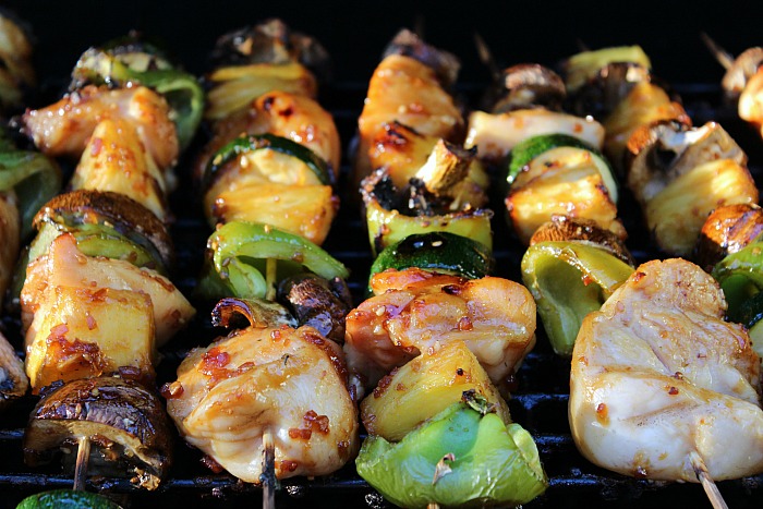 These Teriyaki Chicken Kabobs are an amazing recipe to make for grilling!! This is a great healthy option for tailgating food and perfect year round!