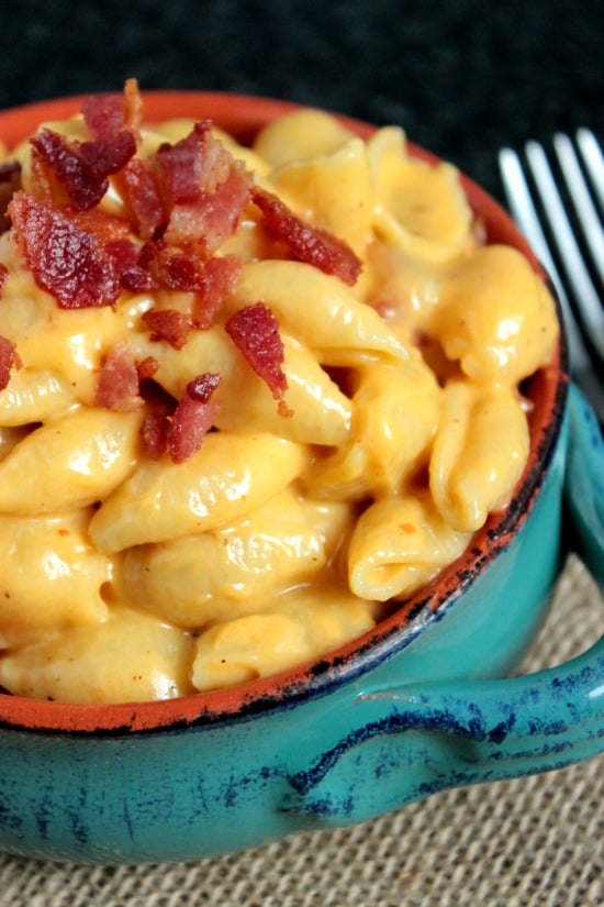 Shells and Cheese with Bacon