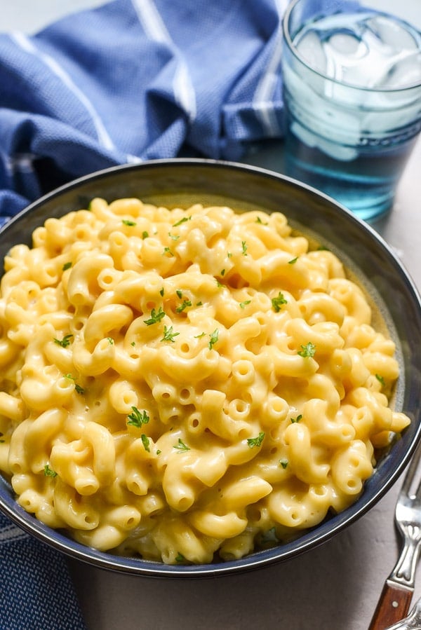 This is the Creamiest Mac and Cheese recipe made with simple ingredients and an amazing cheddar flavor!