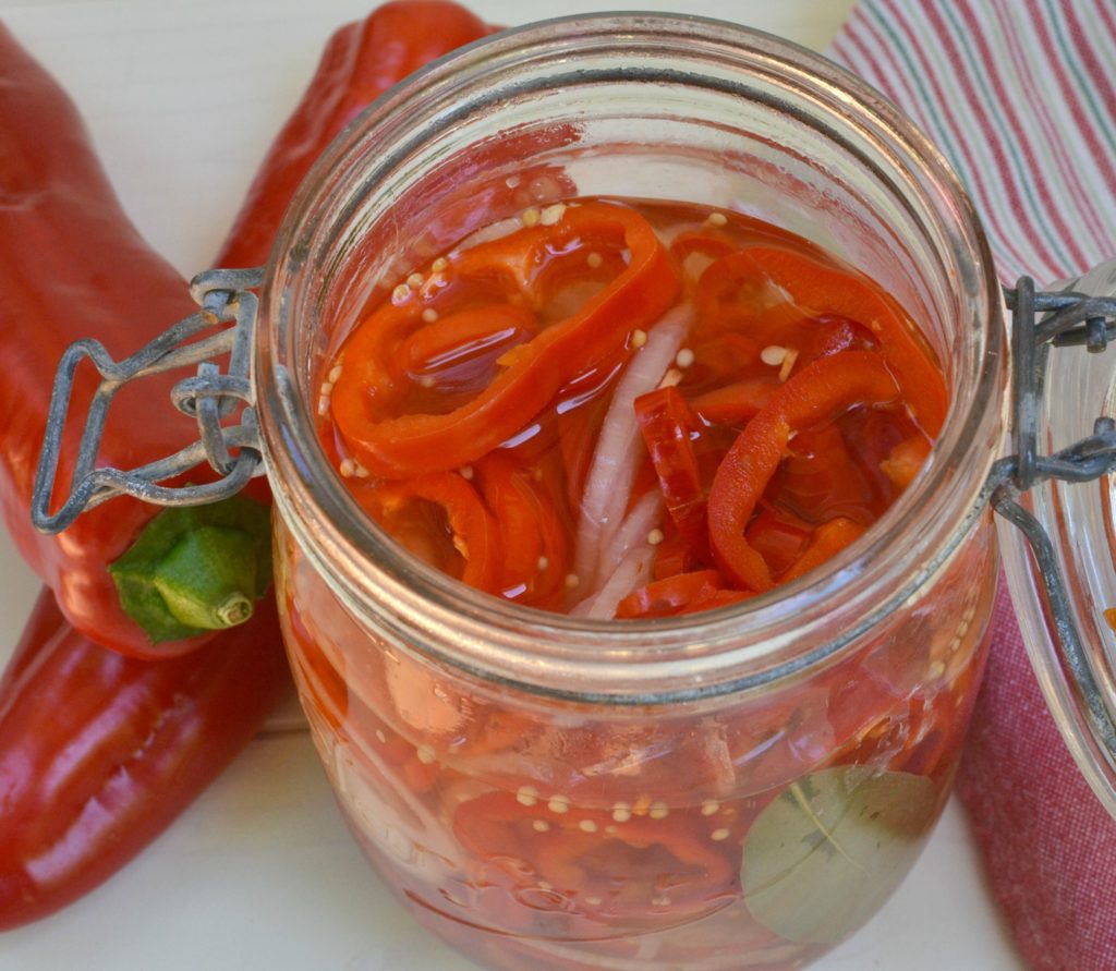 sweet pepper and onions