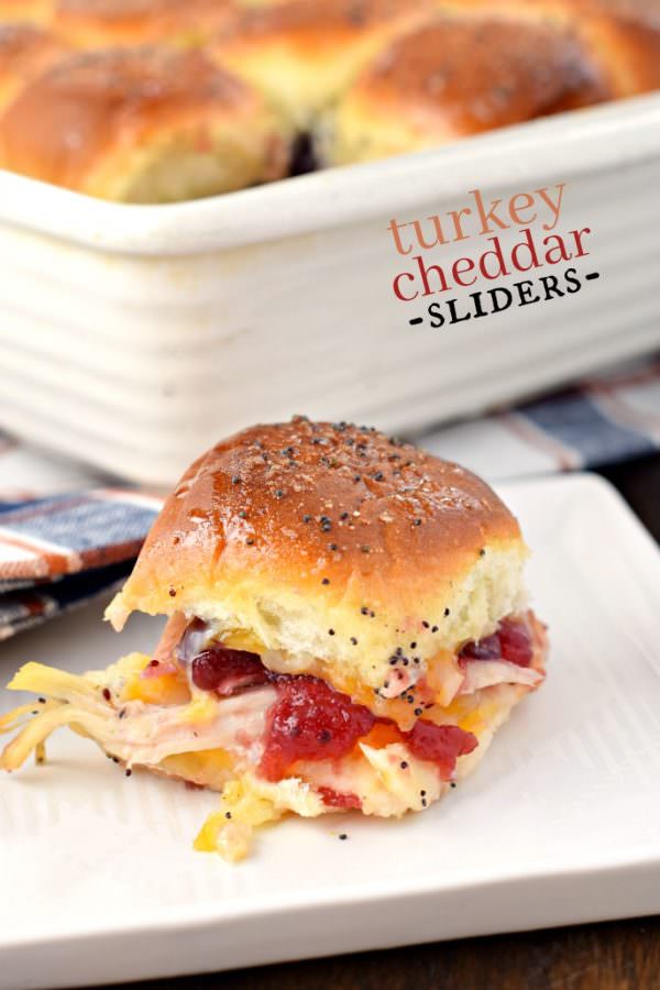 Transform your leftover turkey into something delicious. These Turkey Cheddar Sliders are an easy meal idea for the crazy, after Thanksgiving shopping weekend!