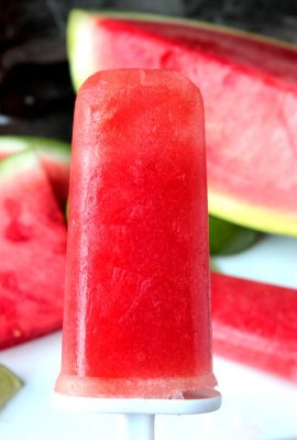Healthy Watermelon Popsicles