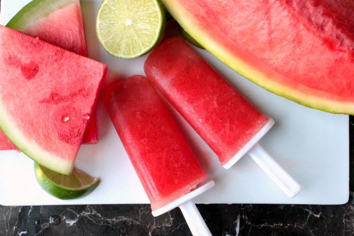 Healthy Watermelon Popsicles