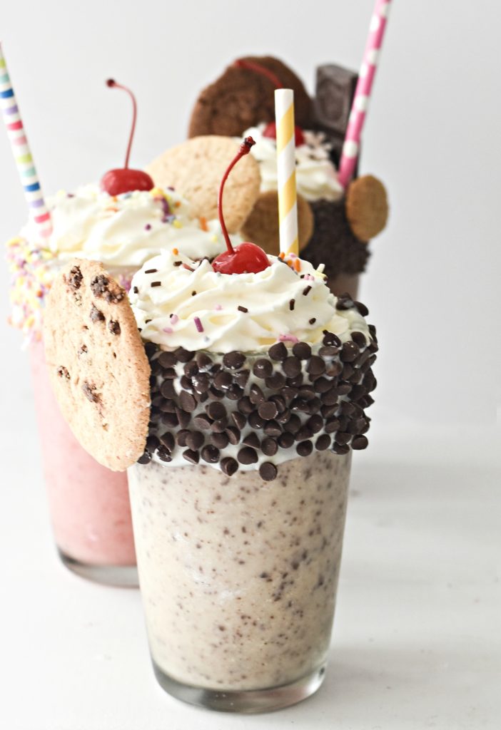 Looking for something healthier to serve your kids for a treat? Give these Nice Cream Milkshakes a try! You'll never believe what they're made out of...