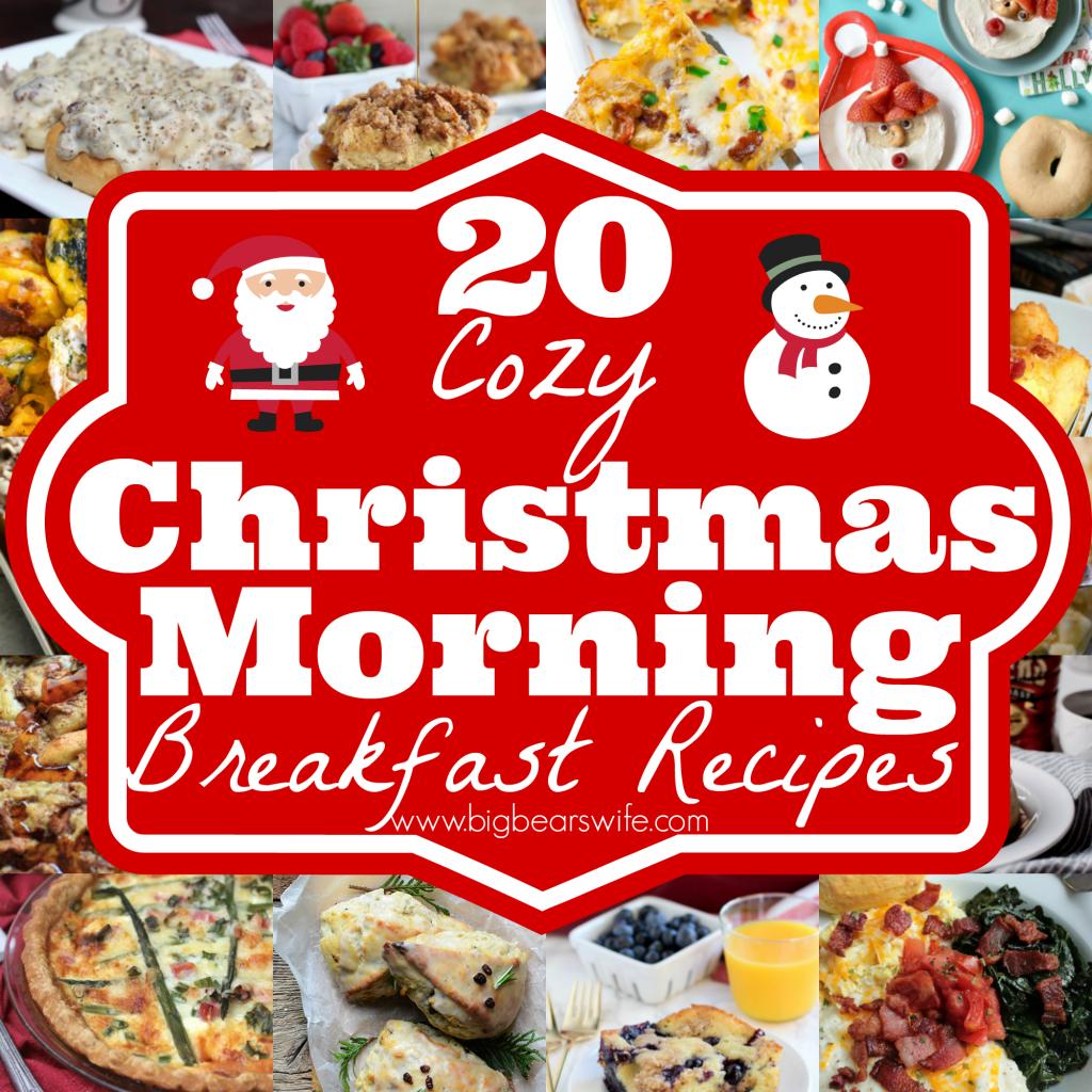 20 Cozy Christmas Morning Breakfast Recipes - We wish you a Merry Christmas, we wish you a Merry Christmas and a tasty morning breakfast! Keep the holiday spirit going on Christmas morning with one of these 20 Cozy Christmas Morning Breakfast Recipes!