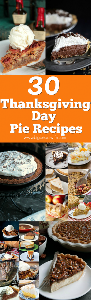 30 Thanksgiving Day Pie Recipes